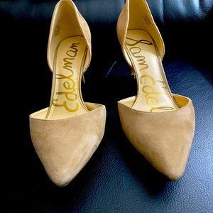 Sam Edelman tan suede heels. Bought for one outfit, never wore again!